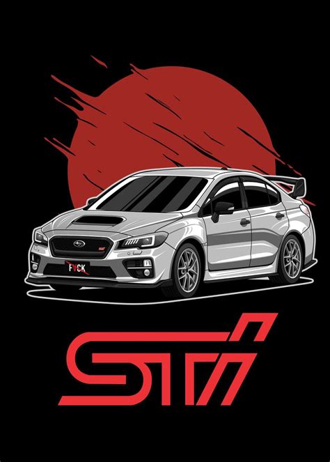 Subaru Impreza Wrx Sti Poster By Heru Kurniawan Displate