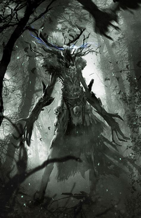 Forest Shaman By Marek Madej Dark Fantasy Art Dark Creatures The