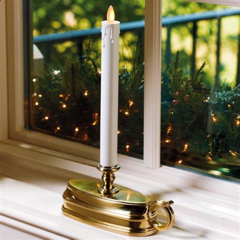 These flameless candoliers have the traditional glow of real candles, but don't create a fire hazard or leave a waxy mess behind. Dream Window Candle | Frontgate