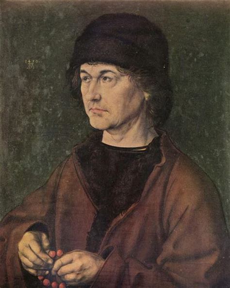 Portrait Of Albrecht Dürer The Elder 1490 Albrecht Durer