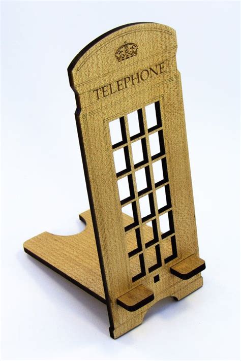 Phone Stand Telephone Soporte De Madera Creaciones De Madera Base