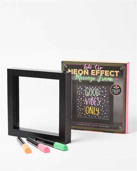 Light Up Neon Effect Message Frame Oliver Bonas