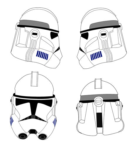 Clone Phase 2 Helmet Template Clone Trooper Helmet Clone Trooper
