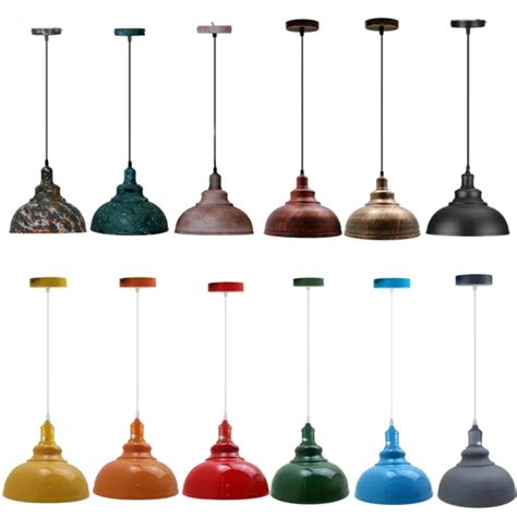 Vintage Ceiling Pendant Light Shade Industrial Retro Metal Lamp