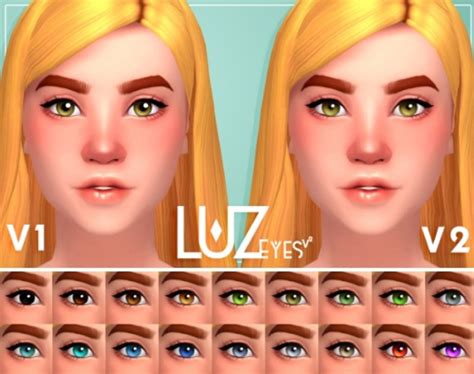 Luz Eyes Mod For The Sims 4 Download
