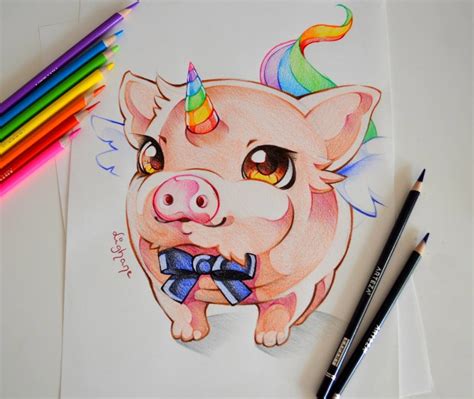 ArtStation - Debonair Pigasus / Pigasus / Arteza Colored ... Bol com how to draw animals with colored pencils 9781505845402.
