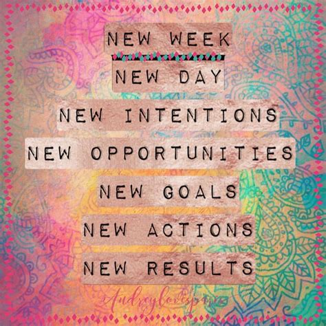 New Week Motivational Quotes Inspiration