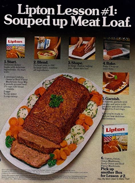 It is very common and you should have no problem finding it in the store. Retro Recipe: Souped-up Meatloaf | Meatloaf, Lipton onion ...