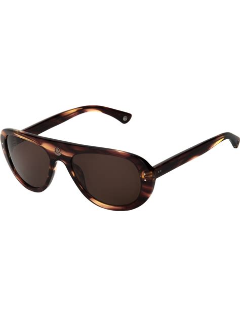 Lyst Moncler Mc519 Sunglasses In Brown For Men