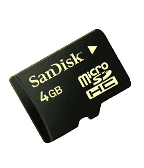 Sandisk 4gb Micro Sd Memory Card Buy Sandisk 4gb Micro Sd Memory Card