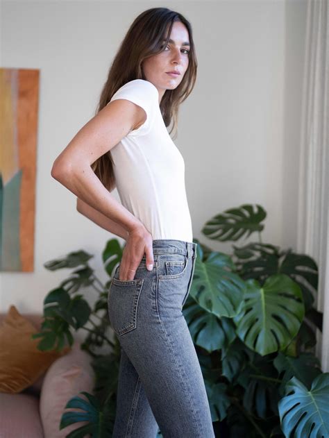 Liza High Rise Straight Long Jeans Reformation