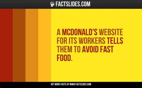 25 Facts About Mcdonald S ←factslides→ Mcdonalds Facts Facts Fun Facts