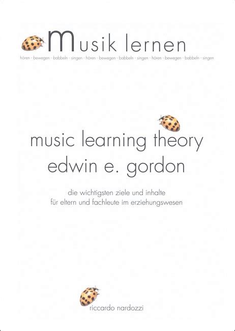 Complete information about music learning theory and audiation can be found in edwin e. miam - Literatur - miam-Konzerte