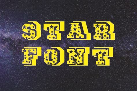 Star Font By Ktwop · Creative Fabrica