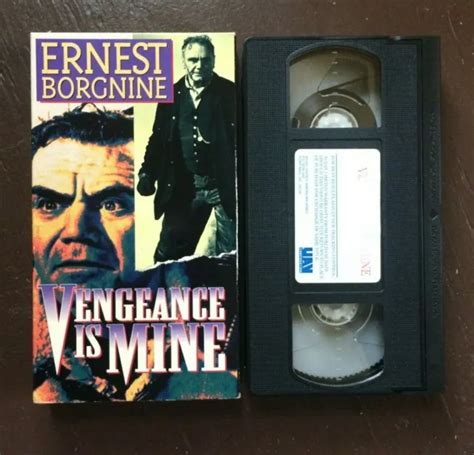 Vengeance Is Mine Oop Vhs Tape Action Ernest Borgnine Michael Pollard