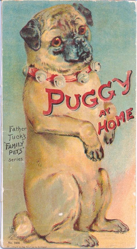 Full Sized Image Puggy At Home Tuckdb Ephemera Pug Art Pug Love