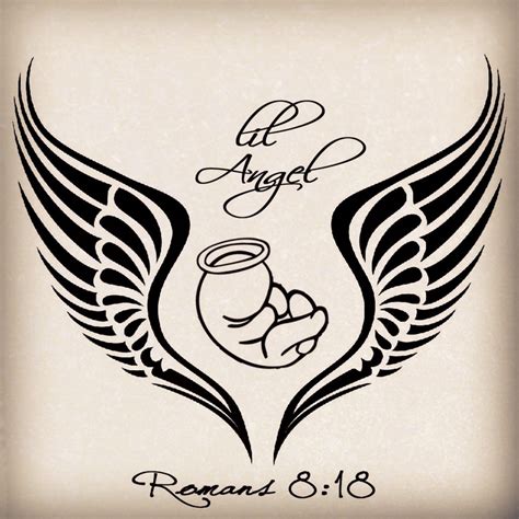 Baby Angel Tattoo Images Clipart Best