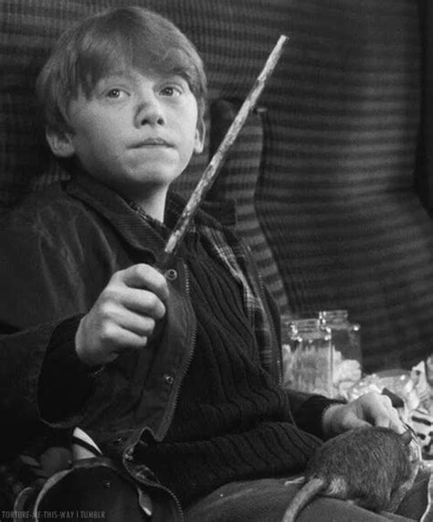 black and white harry potter magic movie ron weasley image 4376228 by violanta on