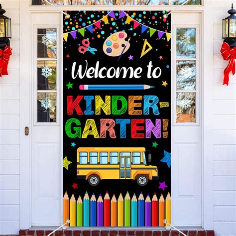 708x354 Welcome To Kindergarten Banner Door Cover