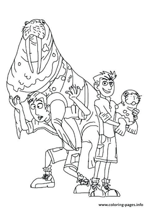 Wild Kratts Coloring Pages At Free Printable