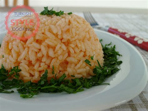 Tomato Pilaf Recipe Turkish Style Cooking