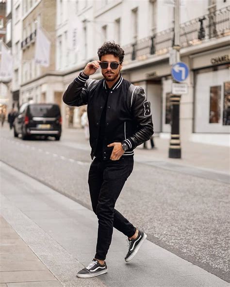 jaqueta preta masculina roupa casual masculina estilos casuais masculinos moda masculina