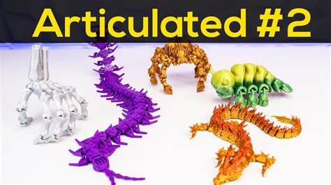 Top Amazing Articulated Animals To 3d Print 2 Youtube