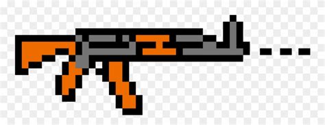 Ak 47 Pixel Art