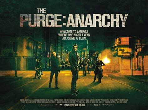 A couple are driving home when their car breaks down just as the purge commences. The Purge Anarchy - Blogging Blog Blog Blog!!