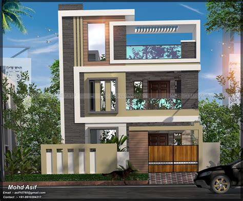House Front Elevation Latest Designs See More Ideas About House Front