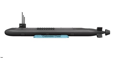 Columbia Class Submarine Model Endtas