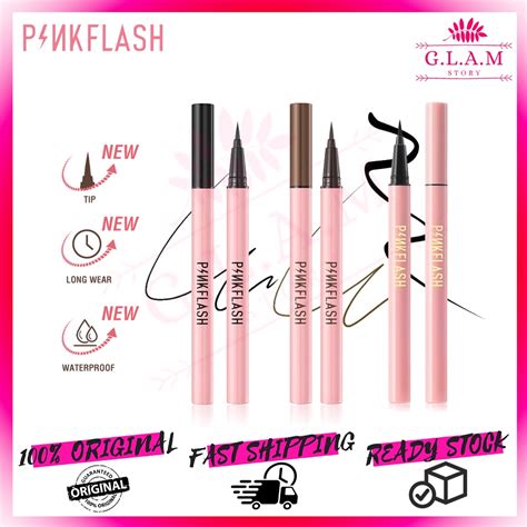 Pinkflash Lock All Day Waterproof Eyeliner Pf E Glam Shopee