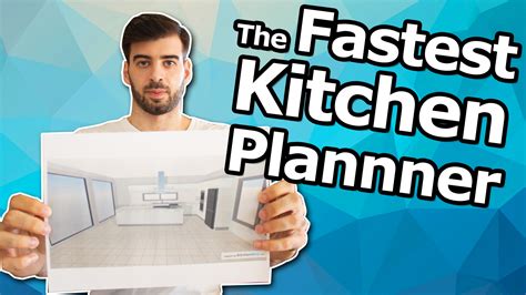 Designing A Kitchen Plan In White Glossy Fastest Kitchen Planner App