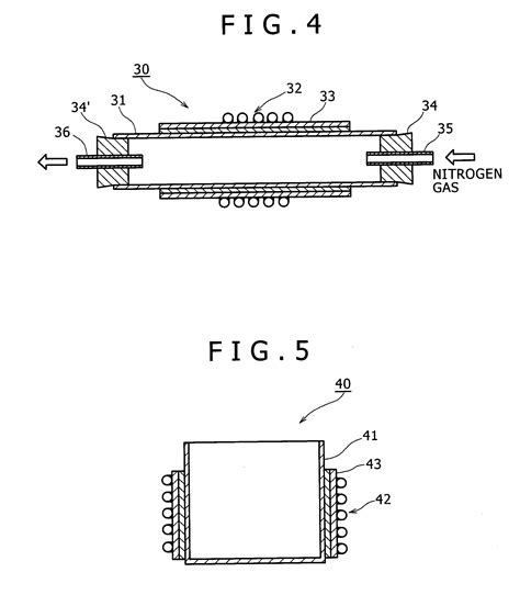 Induction heating element made of glassy carbon, heating device and