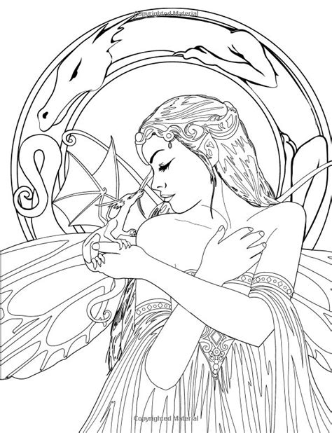 The busy elf coloring sheet: Fairy Art Coloring Book (Fantasy Art Coloring): Selina ...