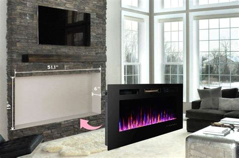 Touchstone came up with another great electric fireplace heater. 3GPlus Wall Recessed Electric Fireplace Review | FireplaceLab.Com