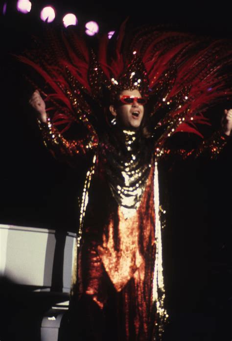 Glastonbury Elton Johns Best Stage Outfits