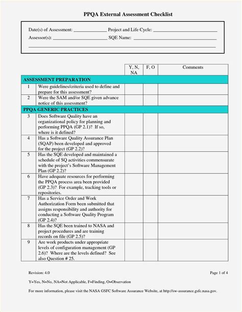 Quick and easy ways to use excel and word to create your checklists. Project Management Checklist Template Excel Ozil Almanoof ...