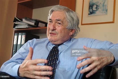 James Wolfensohn Former President Of The World Bank Is Seen On June