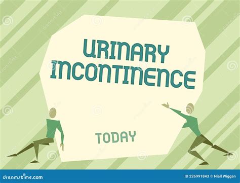 Handwriting Text Urinary Incontinence Concept Meaning Uncontrolled Leakage Of Urine Loss Of