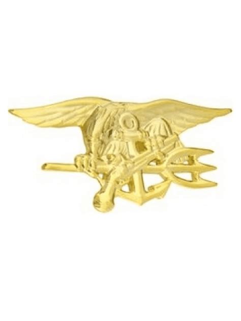 United States Navy Seals Trident Gold Lapel Pin 2 34