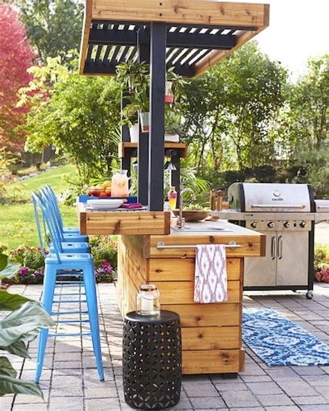 This simple yet charming outdoor installation can be achieved with few planks of wood, tools and few. 47 Incredible Outdoor Kitchen Design Ideas on Backyard ...