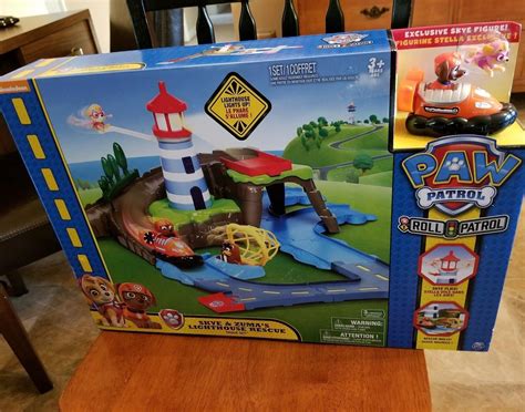 Paw Patrol Skye And Zumas Lighthouse Rescue Track Set Exclusive Figure