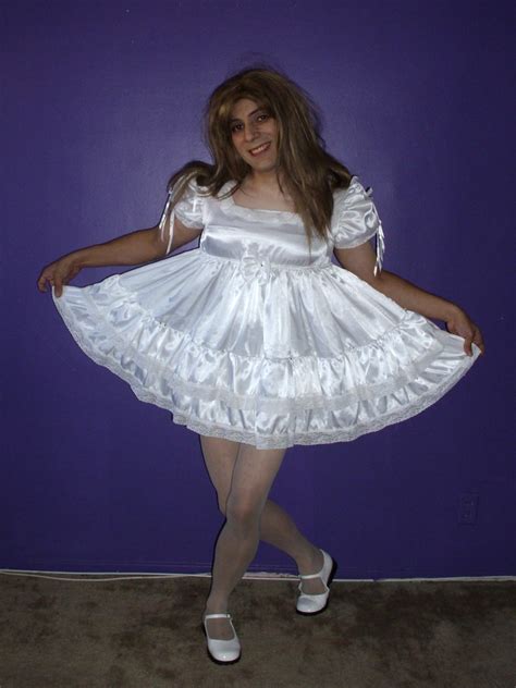 White Sissy Dress A Photo On Flickriver