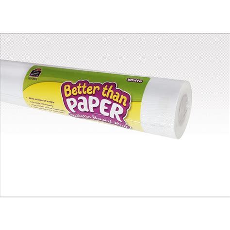White Better Than Paper Bulletin Board Roll Tcr77373 Teacher