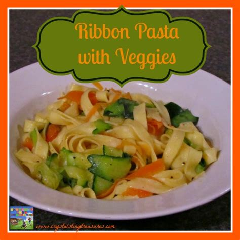 Ribbon Pasta And Veggies Castle View Academy