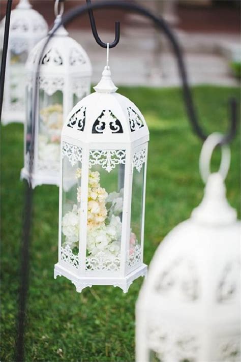 27 Creative Lanterns Wedding Aisle Decor Ideas