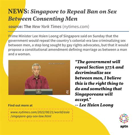 News Singapore To Repeal Ban On Sex Between Consenting Men Asia