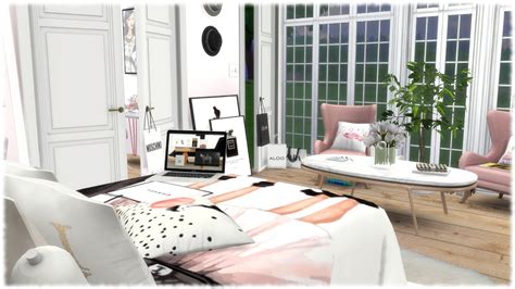 The Sims 4 Speed Build Fashion Lovers Bedroom Youtube