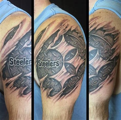 Officially licensed nfl pittsburgh steelers large logo design. 20 Pittsburgh Steelers Tattoo Designs For Men - NFL Ink Ideas